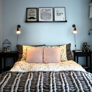 chunky large bedspread room for kids