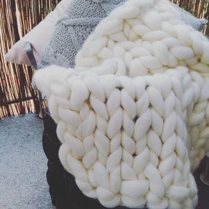 chunky small blanket