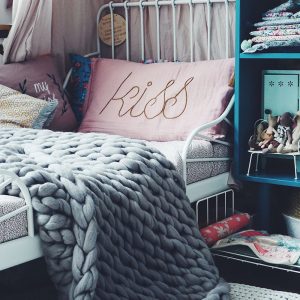 chunky medium blanket