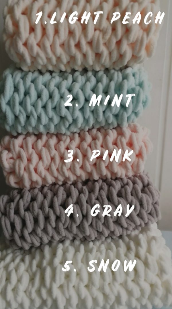 chenille blankets color