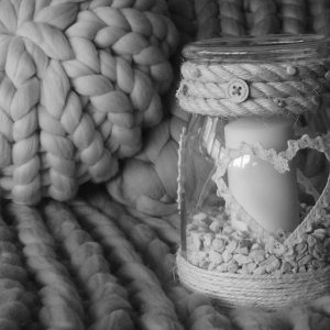 personalised candle large kids