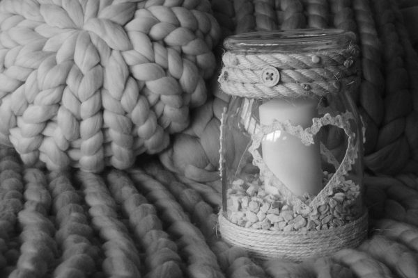 personalised candle large kids