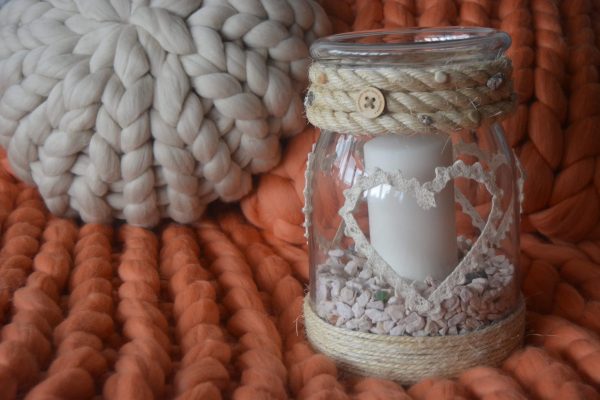 personalised large candle