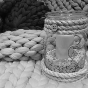 personalised medium candle kids