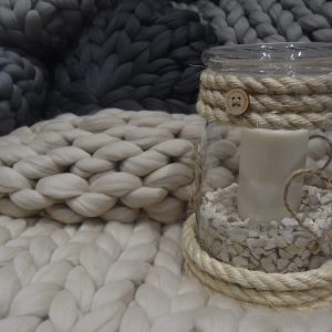 personalised medium candle