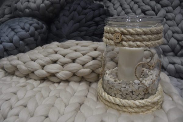 personalised medium candle