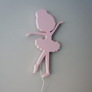 ballerina shape kids room lamp
