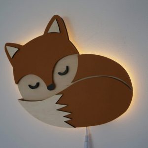fox shape bedside lamp for kids room