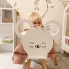 wood mouse shaped kids chair