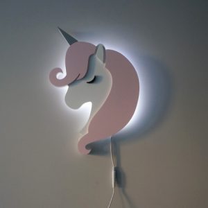 unicorn shape lamp for kids room