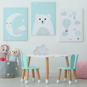 watercolor on canvas kids