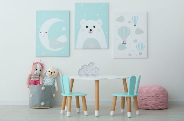 watercolor on canvas kids