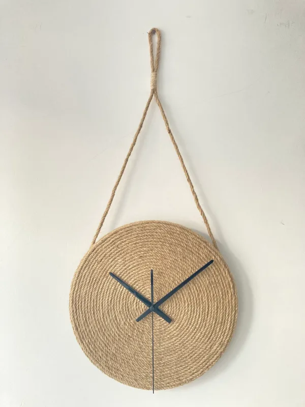 wall clock jute all sizes